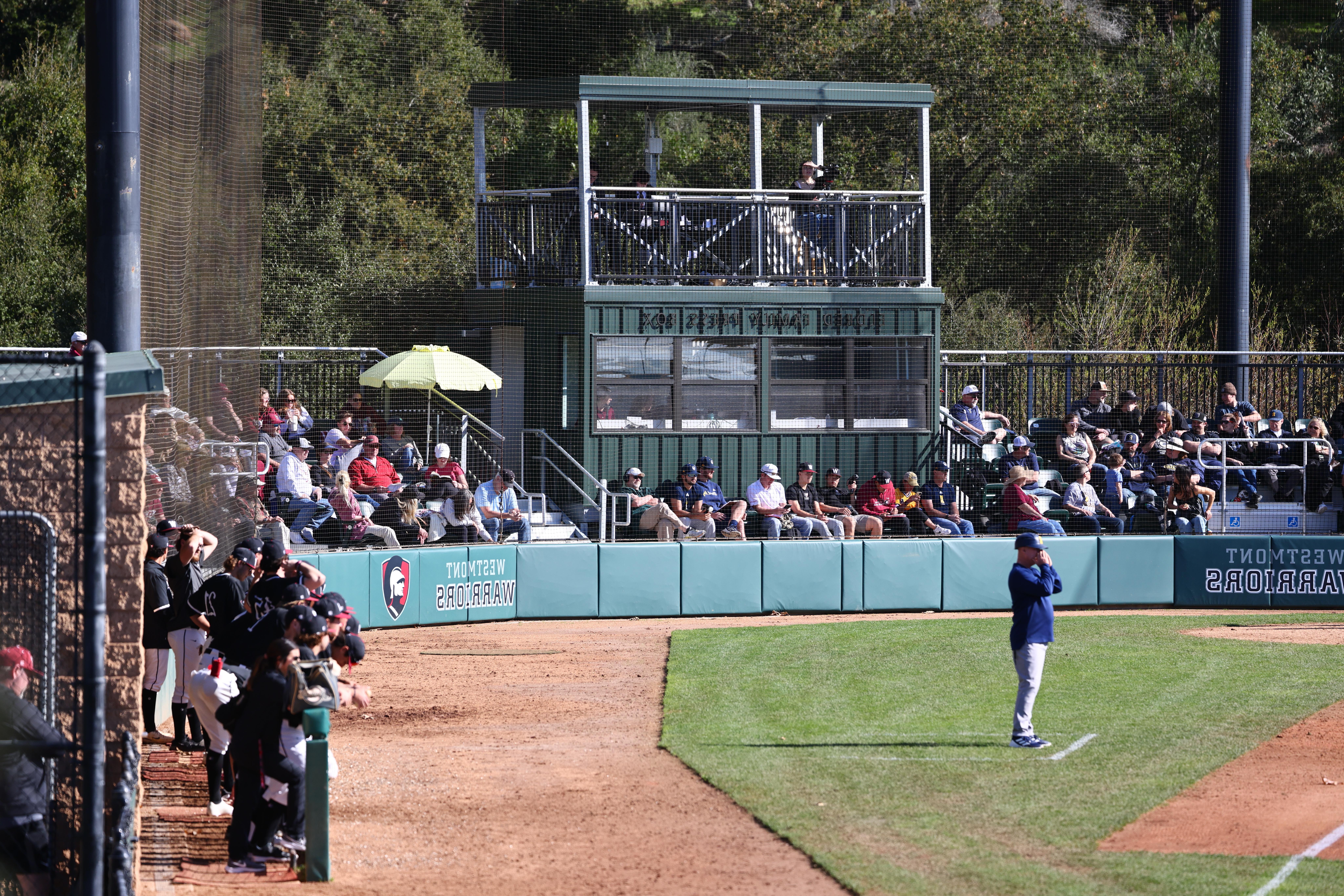 Baseball Supporters Add a Press Box and Grandstand